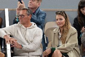 2025 French Open - Celebrities In Stand Day 12 NB