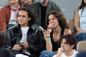 2025 French Open - Celebrities In Stand Day 12 NB