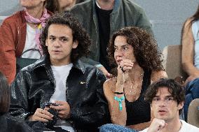 2025 French Open - Celebrities In Stand Day 12 NB
