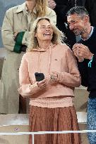 2025 French Open - Celebrities In Stand Day 12 NB