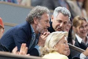 2025 French Open - Celebrities In Stand Day 12 NB