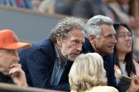 2025 French Open - Celebrities In Stand Day 12 NB
