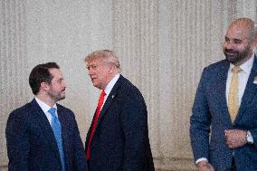 President Donald J Trump participates in a Roundtable Discussion with members of the Fraternal Order of Police