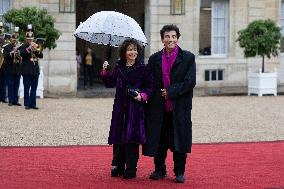 State diner with Brazilian President at the Elysee - Paris