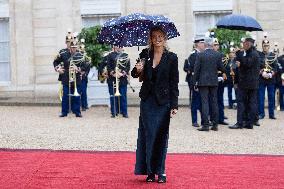 State diner with Brazilian President at the Elysee - Paris