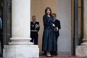State diner with Brazilian President at the Elysee - Paris