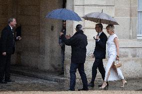 State diner with Brazilian President at the Elysee - Paris