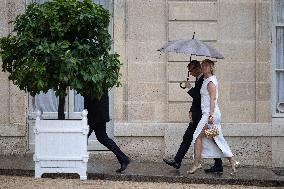 State diner with Brazilian President at the Elysee - Paris
