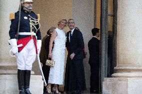 State diner with Brazilian President at the Elysee - Paris