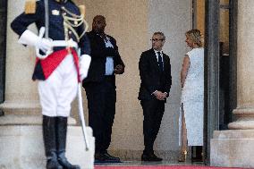 State diner with Brazilian President at the Elysee - Paris