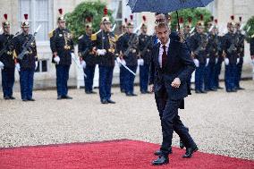 State diner with Brazilian President at the Elysee - Paris