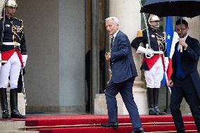 State diner with Brazilian President at the Elysee - Paris