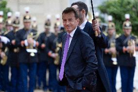 State diner with Brazilian President at the Elysee - Paris