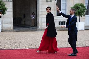 State diner with Brazilian President at the Elysee - Paris