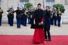 State diner with Brazilian President at the Elysee - Paris