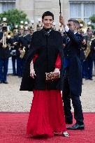 State diner with Brazilian President at the Elysee - Paris