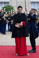 State diner with Brazilian President at the Elysee - Paris