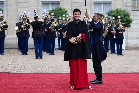 State diner with Brazilian President at the Elysee - Paris