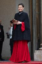 State diner with Brazilian President at the Elysee - Paris