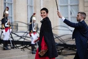 State diner with Brazilian President at the Elysee - Paris