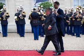 State diner with Brazilian President at the Elysee - Paris