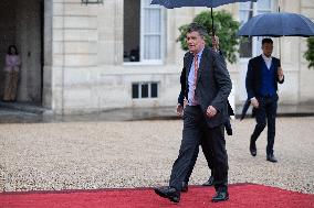 State diner with Brazilian President at the Elysee - Paris