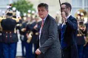 State diner with Brazilian President at the Elysee - Paris