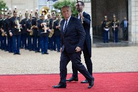 State diner with Brazilian President at the Elysee - Paris