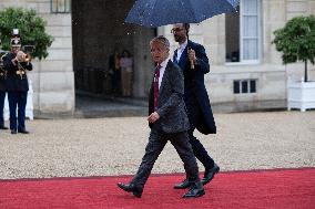 State diner with Brazilian President at the Elysee - Paris