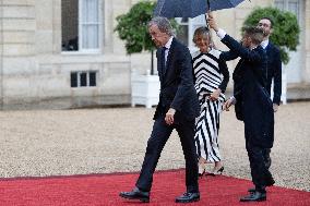 State diner with Brazilian President at the Elysee - Paris
