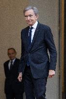 State diner with Brazilian President at the Elysee - Paris