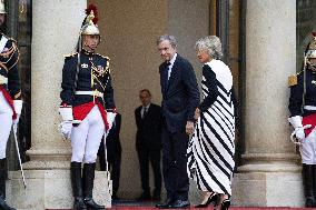 State diner with Brazilian President at the Elysee - Paris