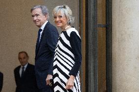 State diner with Brazilian President at the Elysee - Paris