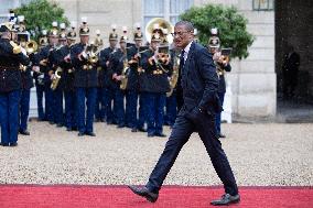 State diner with Brazilian President at the Elysee - Paris