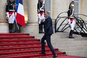 State diner with Brazilian President at the Elysee - Paris