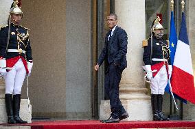 State diner with Brazilian President at the Elysee - Paris