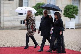 State diner with Brazilian President at the Elysee - Paris
