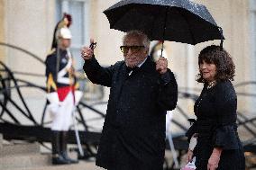 State diner with Brazilian President at the Elysee - Paris