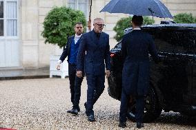 State diner with Brazilian President at the Elysee - Paris