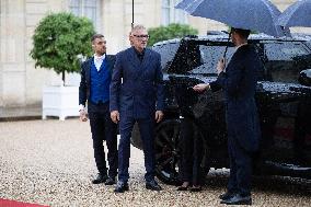 State diner with Brazilian President at the Elysee - Paris