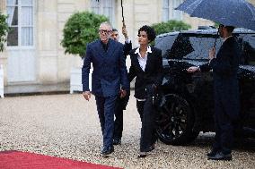 State diner with Brazilian President at the Elysee - Paris