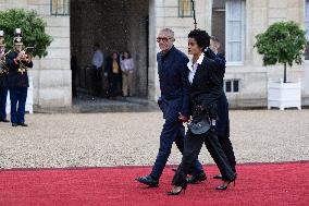 State diner with Brazilian President at the Elysee - Paris