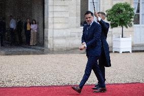 State diner with Brazilian President at the Elysee - Paris