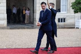 State diner with Brazilian President at the Elysee - Paris