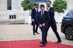 State diner with Brazilian President at the Elysee - Paris