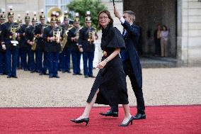 State diner with Brazilian President at the Elysee - Paris