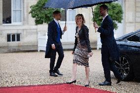 State diner with Brazilian President at the Elysee - Paris