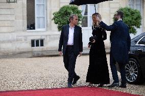 State diner with Brazilian President at the Elysee - Paris