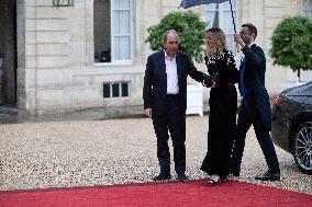 State diner with Brazilian President at the Elysee - Paris