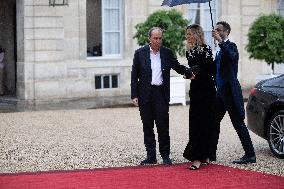 State diner with Brazilian President at the Elysee - Paris